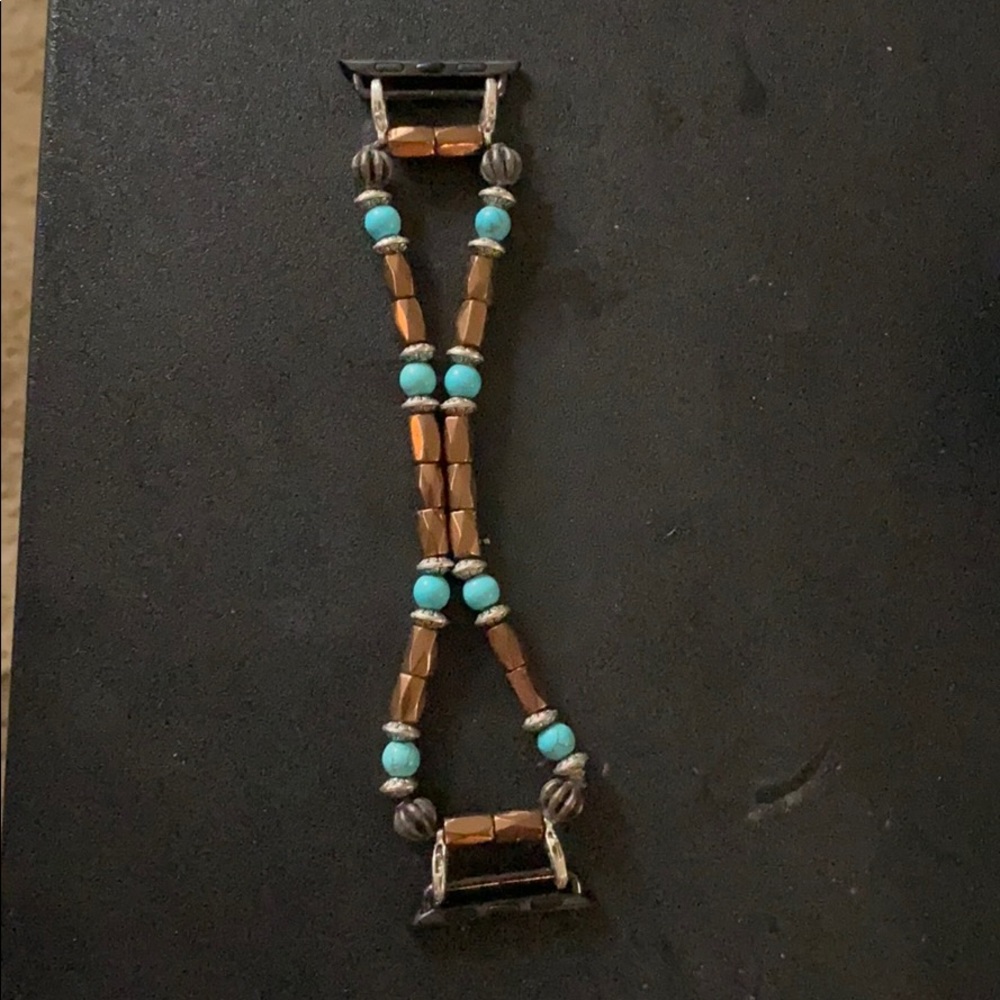Turquoise Apple Watch band